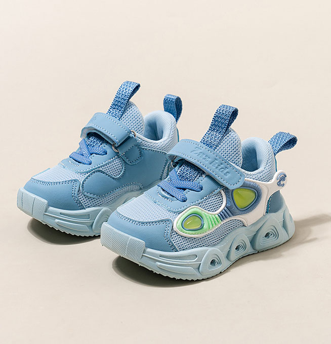 designer shoes 2025 Light-up children's shoes with breathable mesh Children's sports shoes with flashing lights Little girl and boy's d