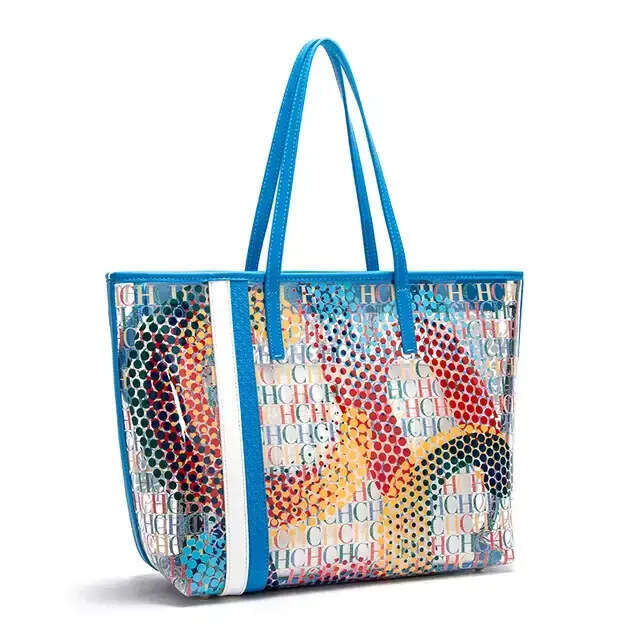 CHHC Colorful Women's Handbag Outer Double Transparent Design Exquisite And Innovative Bag Trendy Brand