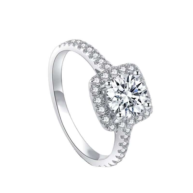 Factory Direct High Quality Stainless Steel Stainless Steel Moissanite Diamond Rings for Women