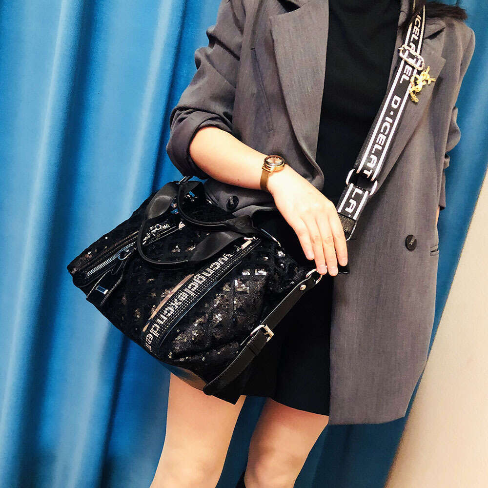 Backpack Sequin Tote Large Capacity Fashion Handbag Versatile Casual One Shoulder Crossbody Women's Bag