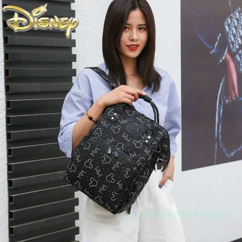 Disney Mickey new dial pack USB multifunctional baby dial pack backpack cartoon baby bag lightweight and stylishXJ250412