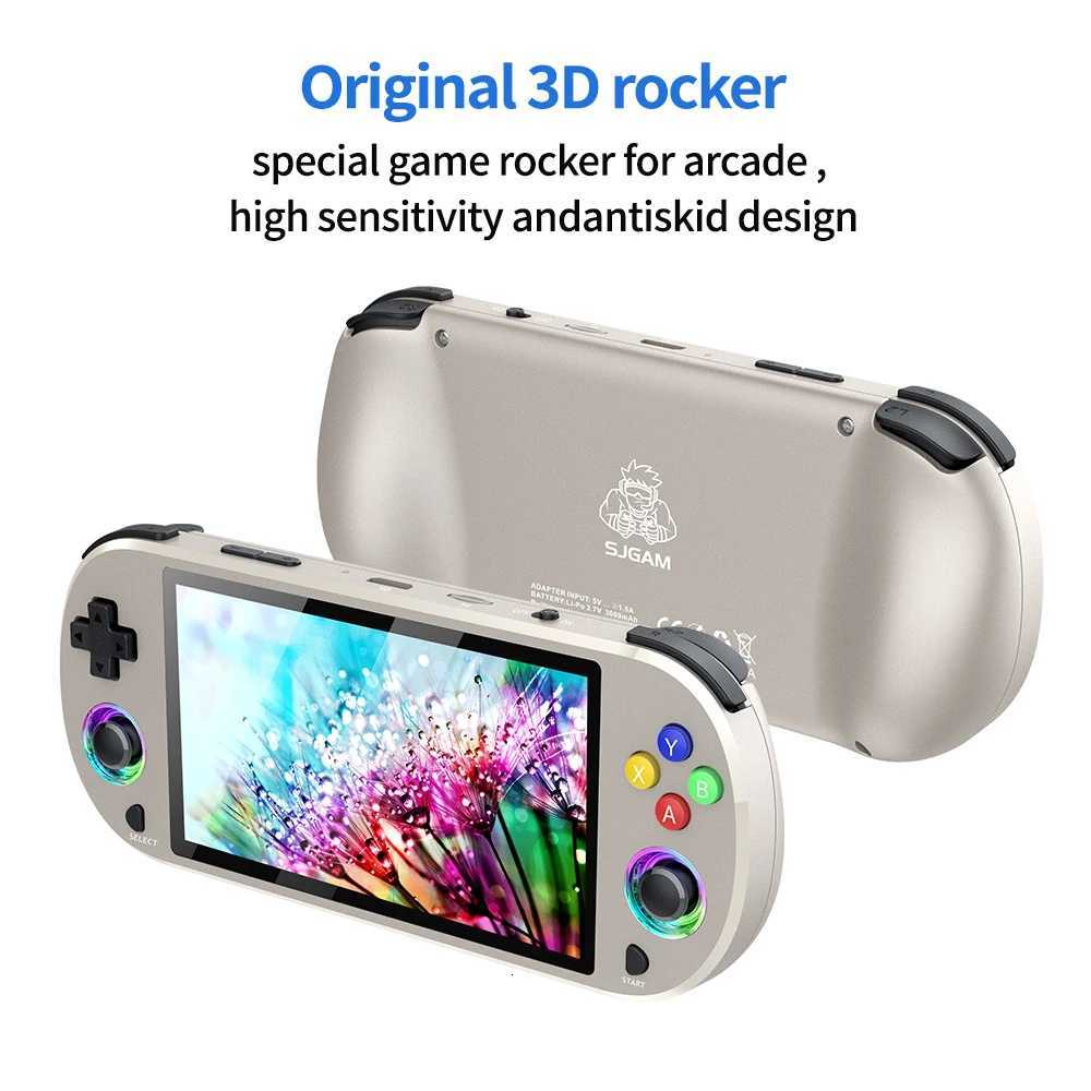 M22 Pro Handheld Retro Game Console 50 I Screen Built In 20000 Games Emulators With RGB LED Joystick Video GameW251113