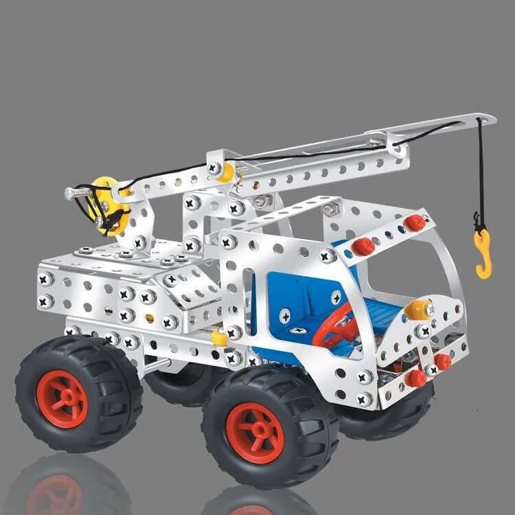 CNC Factory Sales Metal Splicing Toy Car After Splicing It Will Be Used To Hang Things Outdoors Convenient Educational Toy For Kids 642