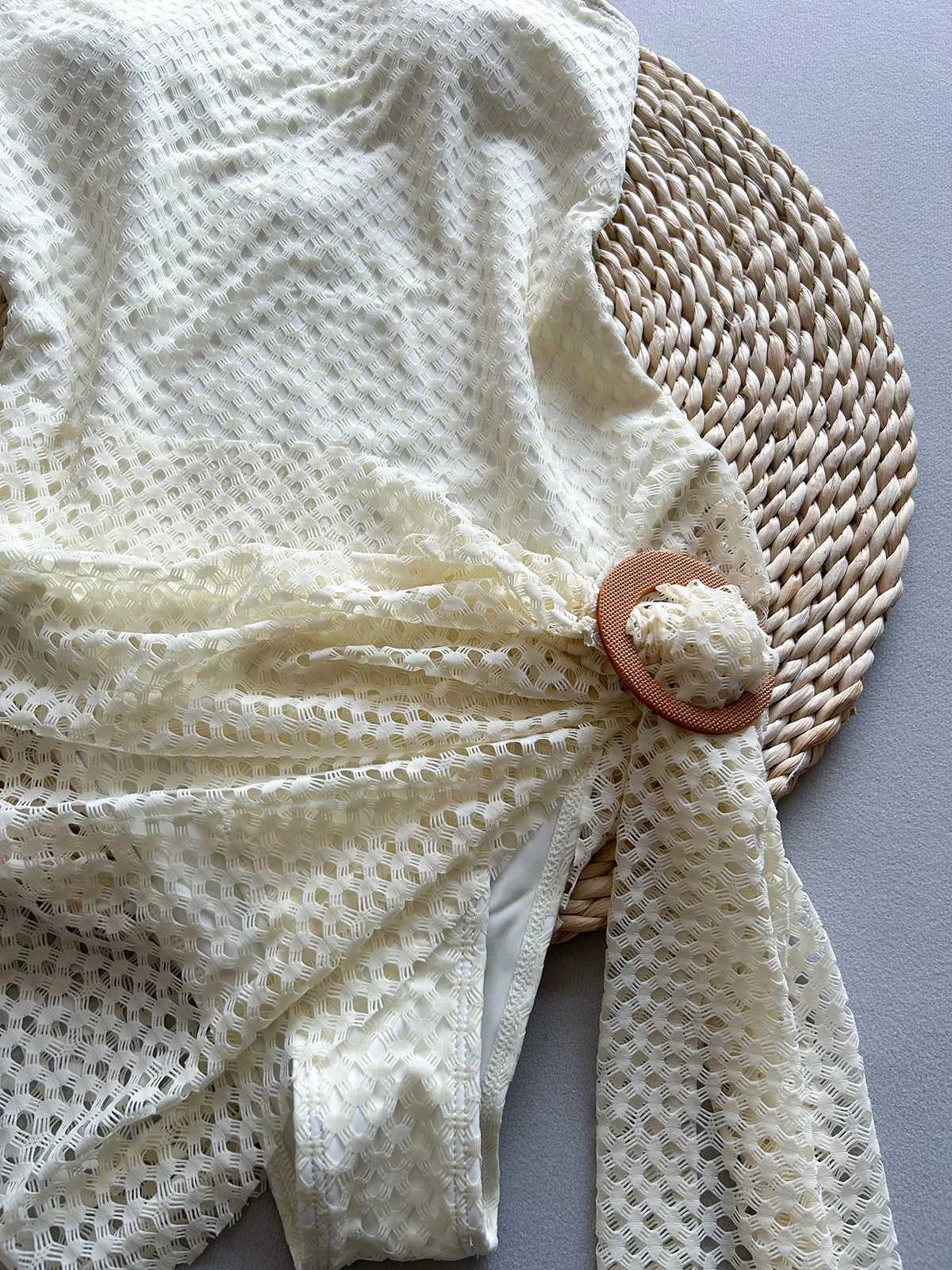 2025 Sexy Bikini With Long Skirt Women Swimsuits Female Swimwear Backless Bathing Suit Mesh Swimming Suits Beachwear BiquiniW251113