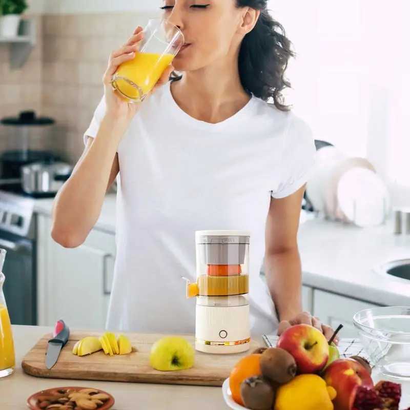 Extractor Fully Automatic Fruit Household Juicer Portable Juice Machine ResidueSeparation Bidirectional Spiral Fruit Juicer Cup C251113