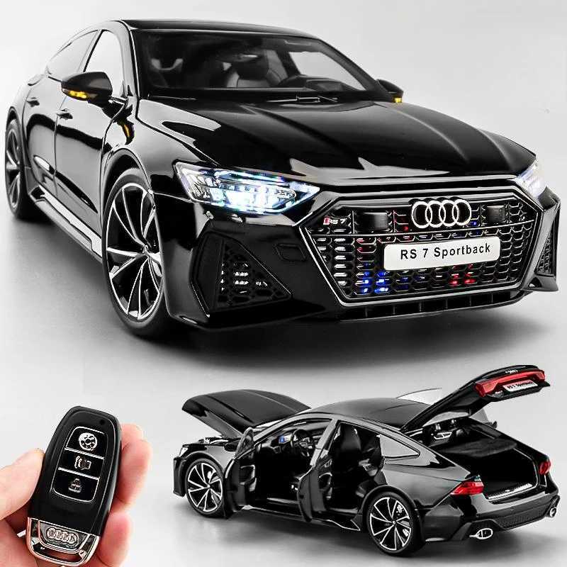 Simulation 118 AUDI RS7 Sportback Alloy Car Model Children Toy Vehicle Collectibles Miniature Voiture Home Decor Birthday Gift C251112