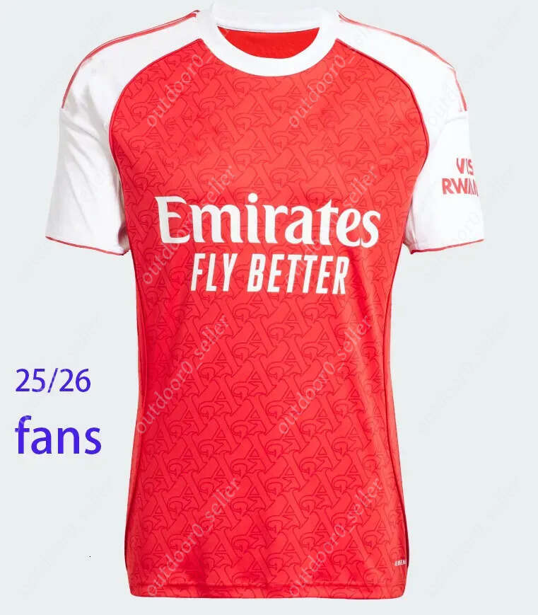 24 25 26 Soccer Jerseys Fans Player MARTINELLI 2026 Arsenalize Football Shirt Men Kids Kit ODEGAARD Nwaneri SALIBA RICE HAVERTZ WOMAN CALAFIORI Lewis Ske Bc8 B85