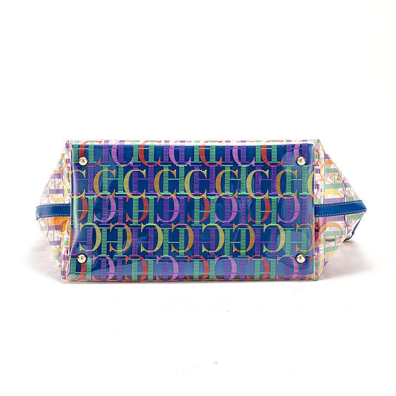 CHHC Handbag Classic Letter Printed Simple Design Style Women's Commuter Shoulder Bag Portable