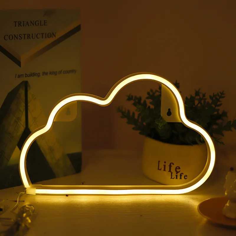 Star Cloud Moon Neon Light Sign Lamp USB LED Night Lights Decoration for Home Wedding Bar Business Party Xmas Gifts Neon Lamp M251113