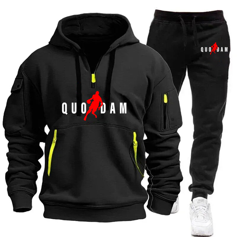 Men's Tracksuits Fashion Sportswear Set 2025 Spring And Autumn Outdoor Casual Pullover Jogging Pants Two-piece
