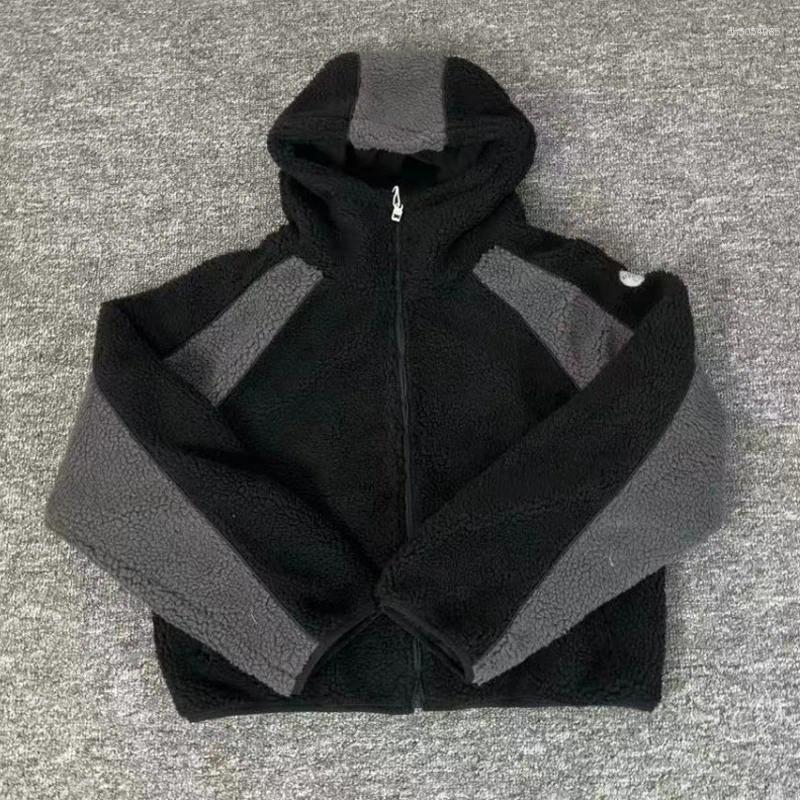 Men's Wool Winter Keep Warm Men Granular Fleece Coat Original Tag High Quality Real Po Zipper Cardigan