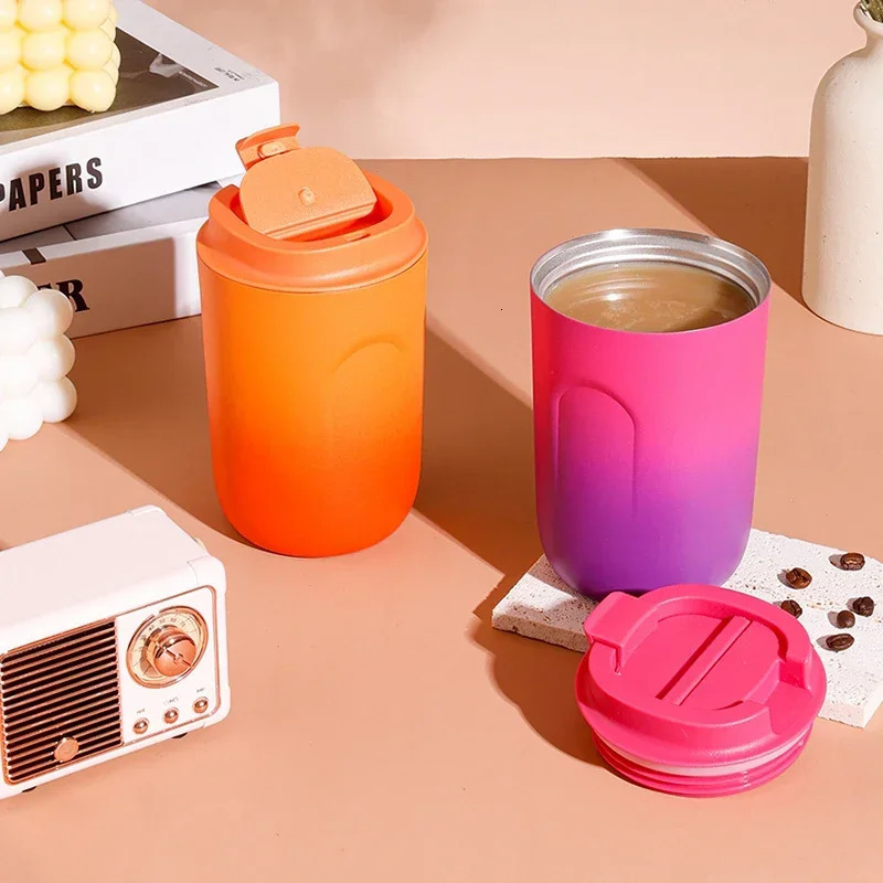 316 Stainless Steel Cup Coffee Mug Thermal Leakproof Vacuum Flask Double Wall Tumbler Insulated Travle Drinkware Thermos Bottle 251107 W260226