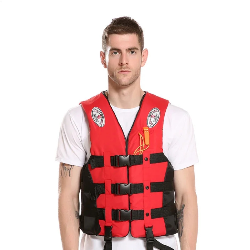 Swimming Boating Skiing Driving Vest Water Safety Survival Suit Universal Life Vest Jacket for Adult Children S -XXXL 250411