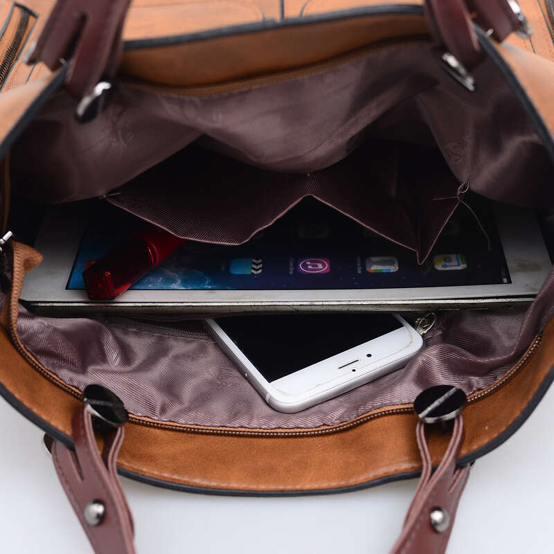 New Large Simple and Fashionable Women's Handbag Single Shoulder Crossbody Bag Bags