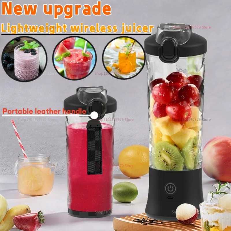 Electric Portable Blender 600ML Juicer Fruit Mixers USB Rechargeable Smoothie Juicer Cup for Shakes and Smoothies Mixer Machine C251113