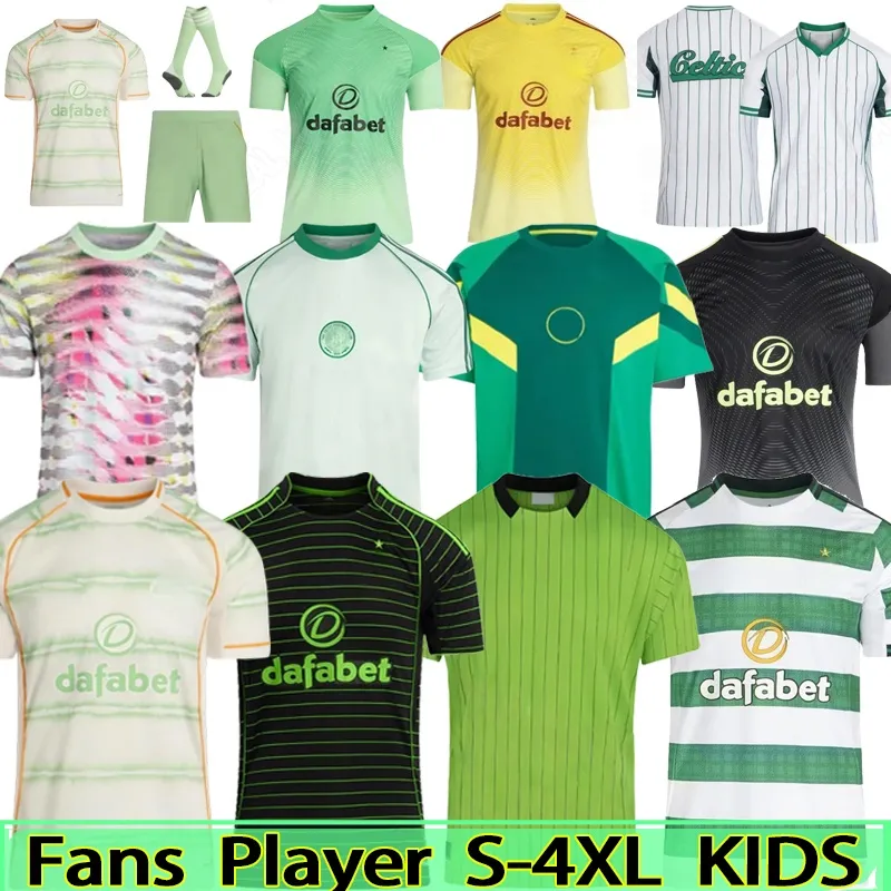 25 26 Soccer Jerseys Home Away EDOUARD CelticFc 2025 2026 JOSEPH Football Shirt ELYOUNOUSSI TURNBULL ETI CHRISTIE JOTA GRIFFITHS FORREST GUEYE