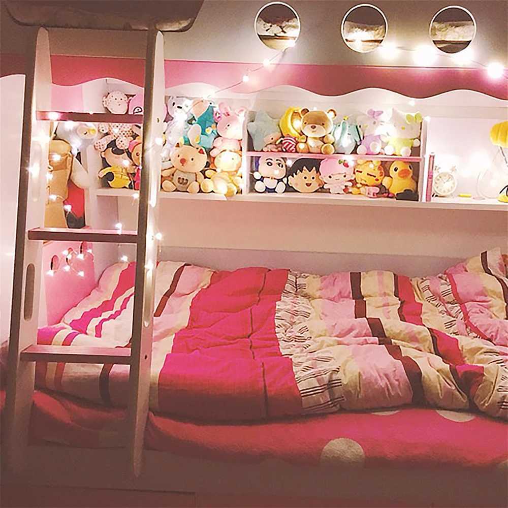 Fairy Lights Copper Wire LED String Lights Christmas Garland Indoor Bedroom Home Wedding New Year Decoration USB Battery Powered M251113