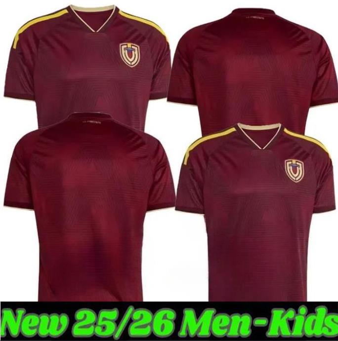 2026 2027 Venezuela Soccer Jerseys SOTELDO SOSA RINCON CORDOVA CASSERES BELLO home JA.MARTINEZ RONDON GONZALEZ OSORIO MACHIS