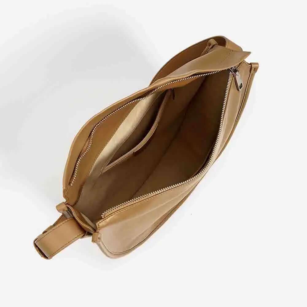 MS Retro Women Shoulder Saddle Genuine Leather Big Capacity Chic Lady Office Work Underarm Tote Bags Black 2023 New