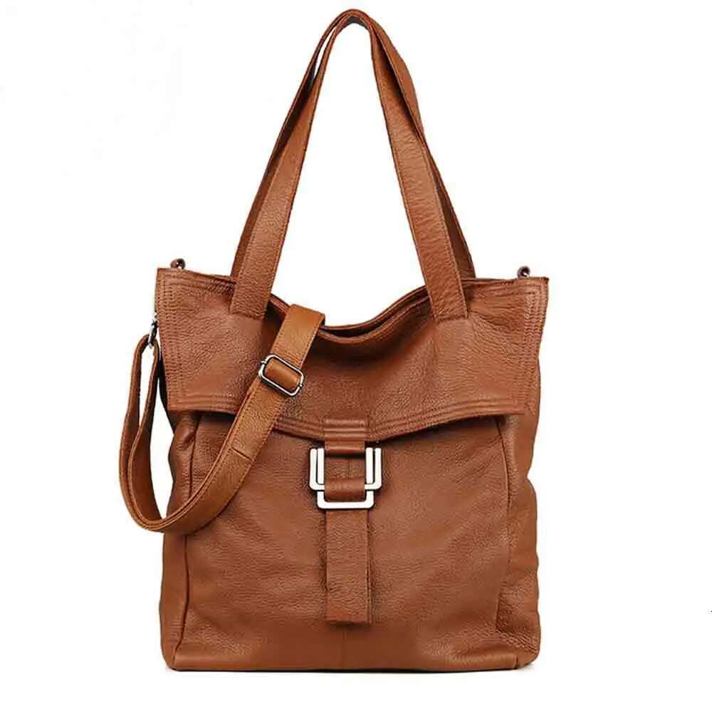 Motingsome Retro Roomy Winter New Women Bag Genuine Leather Large Shopper Handbag Shoulder Big Tote 2023
