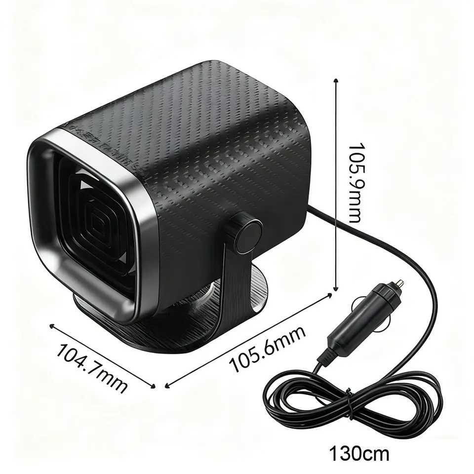 12V-100W/24V-150W Square Portable Car Heaters Windscreen Defogger For Vehicle Windshield Anti-Fog Electric Heating Y251113