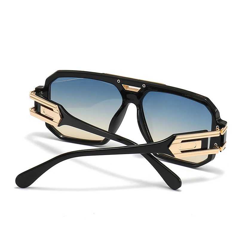 Cross-Border Export New Modern Retro Large Frame Mens Sunglasses Ins Style Street Style Big Brand InkC250412