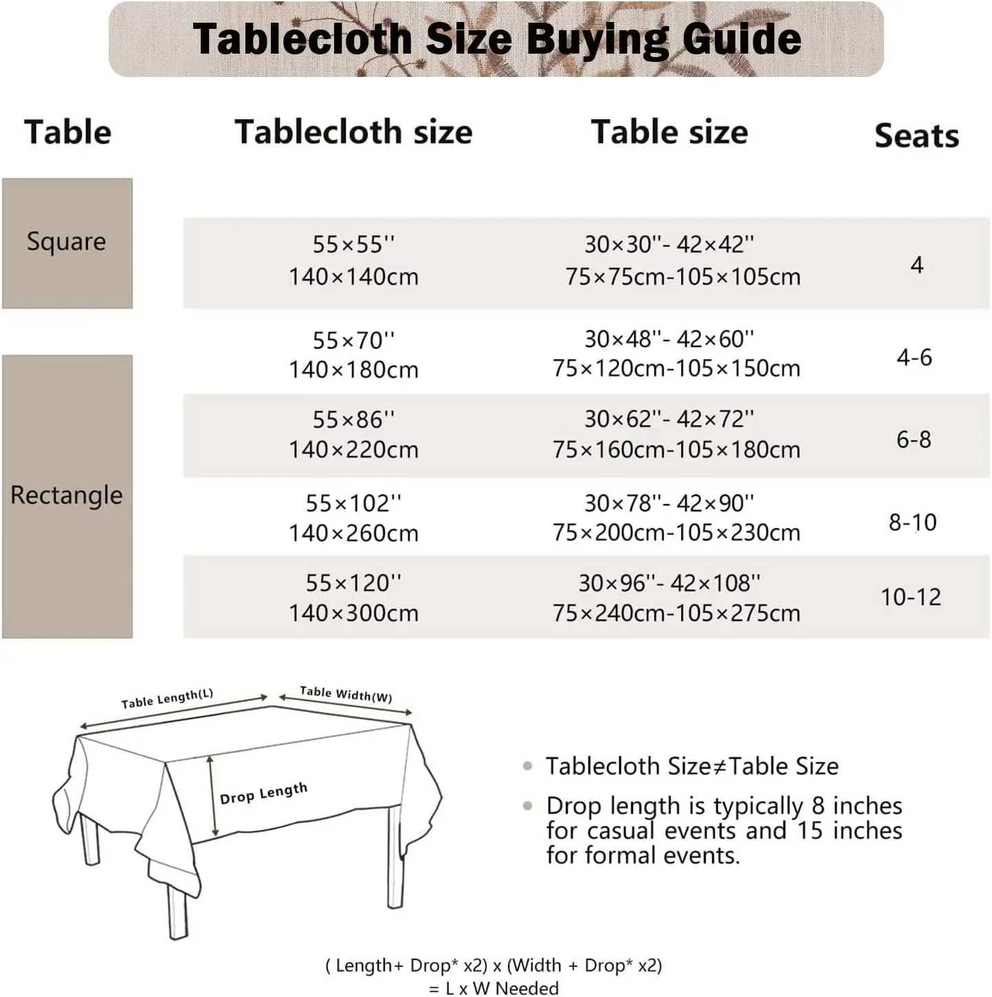 Christmas Rustic Cotton Linen Tablecloth Heavy Weigh Embroidery Table Cloth for Rectangle Farmhouse Spill-Proof Table Cover with Tassels Y251113