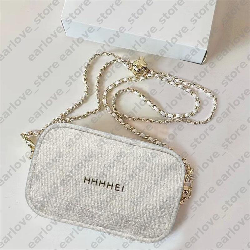 Clutch Pouch Women Designer Make Up Travel Storage Cosmetic Bag Velvet Cotton Makeup Bags With Chain Womens Toilet Wash Purse