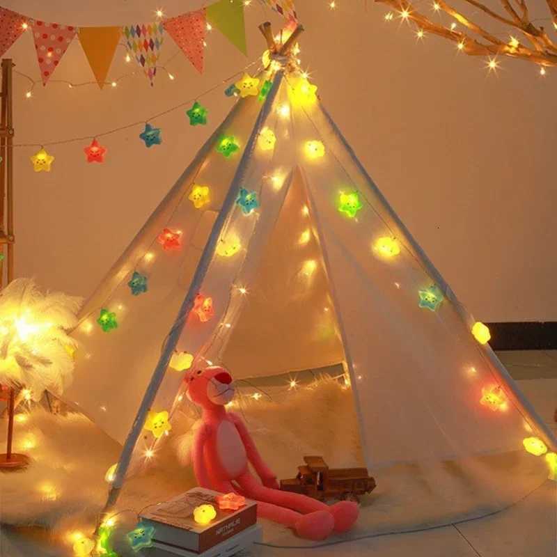 LED Lights String Star Garland Lamp USB/Battery Powered For Living Room Outdoor Garden Camping Wedding Christmas Party Decor M251113