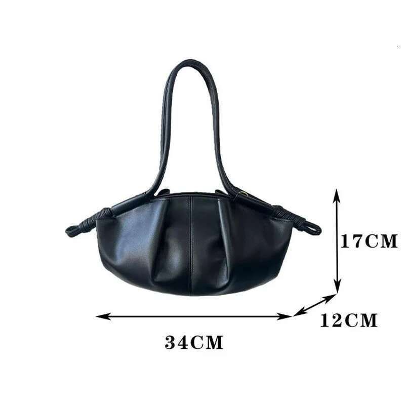 Brand Cloud Dumpg Drawstring Design Women's Adjustable Shoulder Strap Crossbody Handbag Textured Underarm Bag