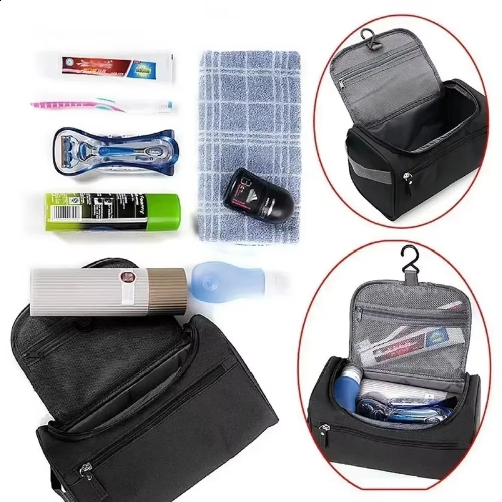 Travel Makeup Bag Waterproof Makeup Organizer Makeup Box Laundry Bag Zipper Storage Bag Mens Beauty Bag 250410