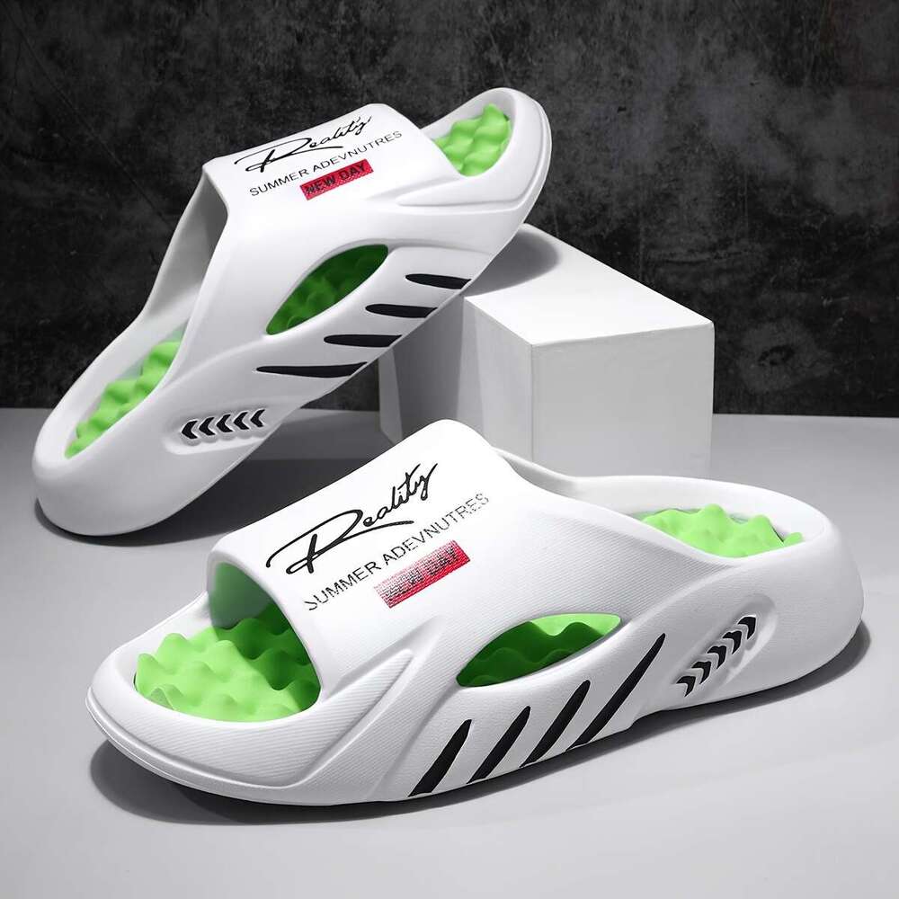 Men slippers designer Trendy Colour Block Open Toe Breathable Slipper Comfy Non Slip Casual Durable EVA Slides for Men's Outdoor Activities