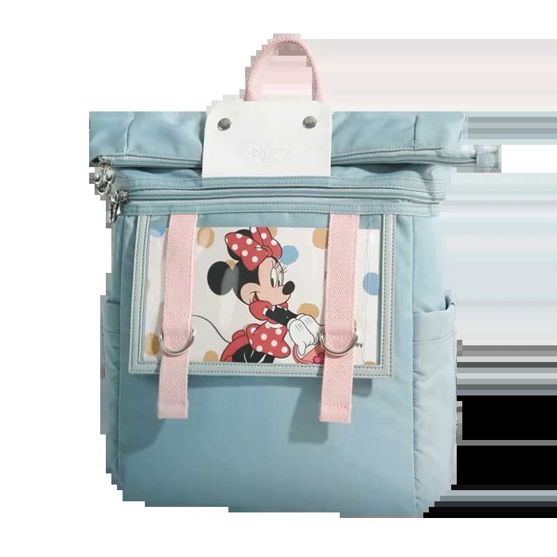 Disney Baby Diaper Bag Moms Travel Cart Baby Diaper Backpack Large Capacity Mom Care BagXJ250412