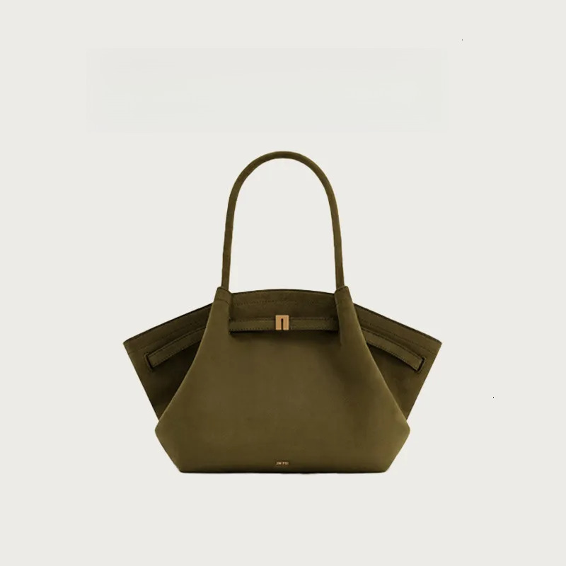 2025S New Model Designer Bag Dumpg Bun New Premium Suede Commuter Large Capacity Handheld Single Shoulder Tote Bag Totebag Handbag