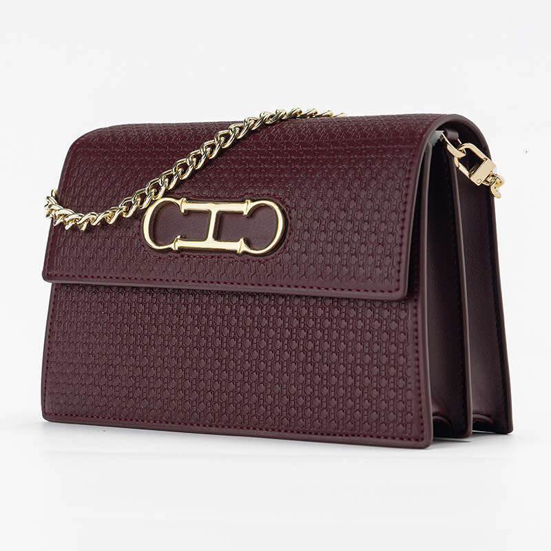 CHHC High Beauty Pink Rose Small Square 2025 New Simple Commuter Single Shoulder Crossbody Bag Sweet And Versatile, Niche