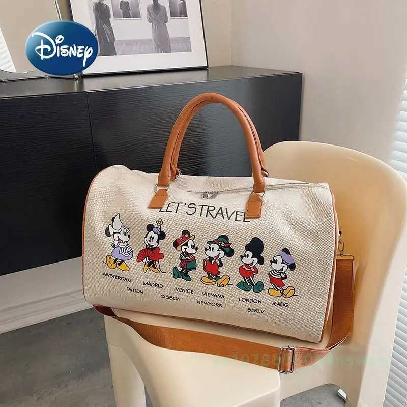 Disney Mickeys new dial bag handbag luxury brand dial bag cross body bag cartoon portable travel handbag large capacityXJ250412