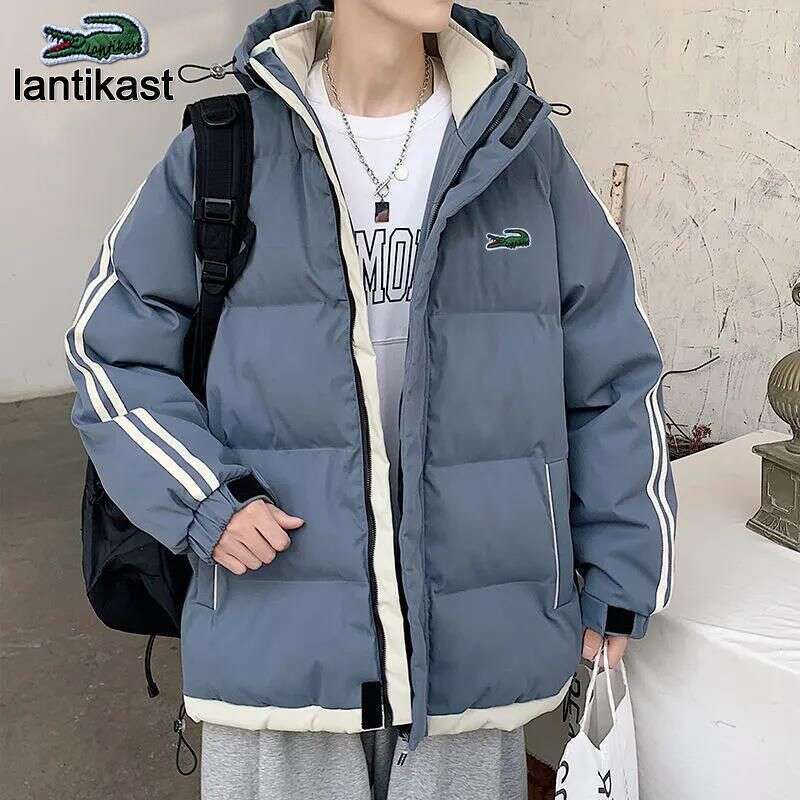 Noble Crocodile for Men 2025 New designer hoodie Cotton Coat Trendy Brand Ins Hong Kong Style Plus Size Thickened Autumn Winter Jacket