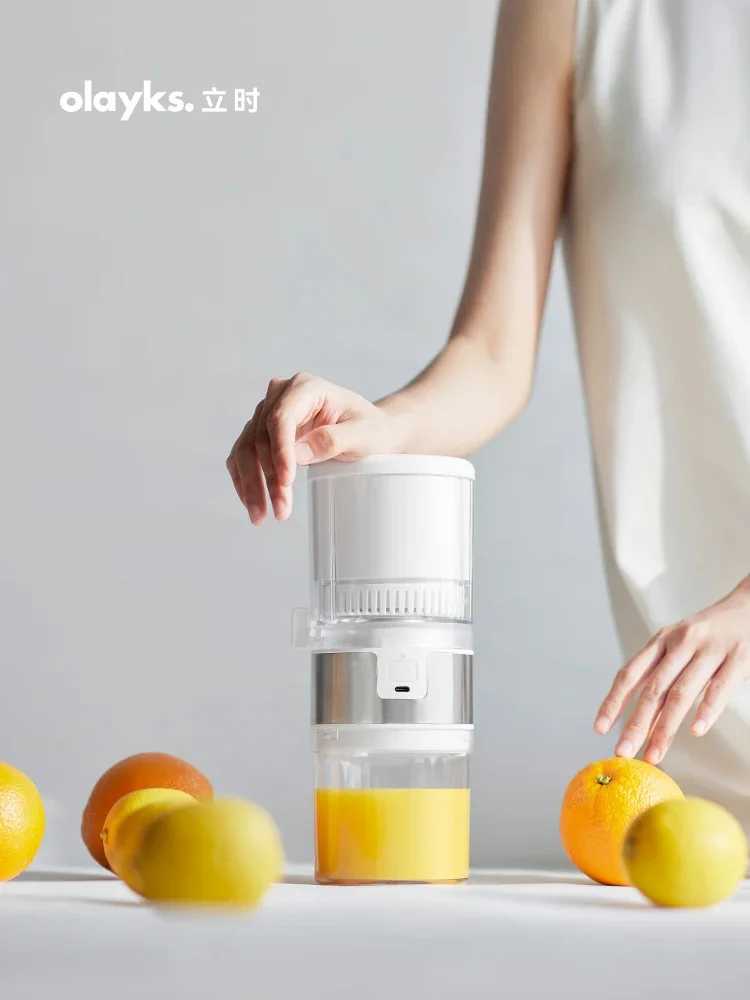 USB olayks Portable Electric Juicer Wireless Juice Pulp Separator for Fruits Orange CBC C251113