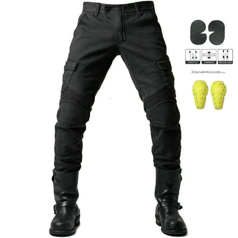 Motorcycle Riding Touring Motojeans Outdoor Protective Knee Hip Pads Pantalon Racing Pants Motorbike Stretch Trousers