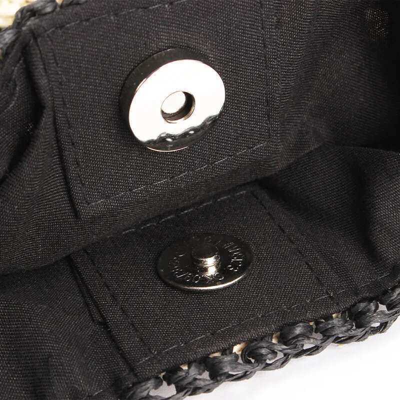 Handmade Beach Bag Women Straw Tote Large Capacity Vintage Vacation Shoulder Everything Casual Handbag Hollow Summer Beach Bag Kq1