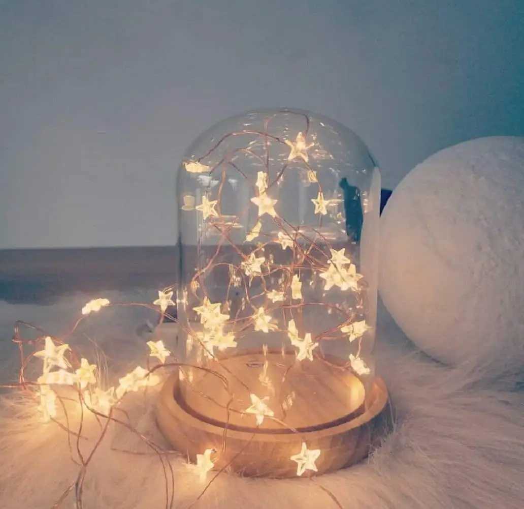 2m/4m/5m Christmas STARS Fairy Lights for Bedroom String Battery Powered Adapter Lights Garland Wedding Party Decoration Holiday M251113