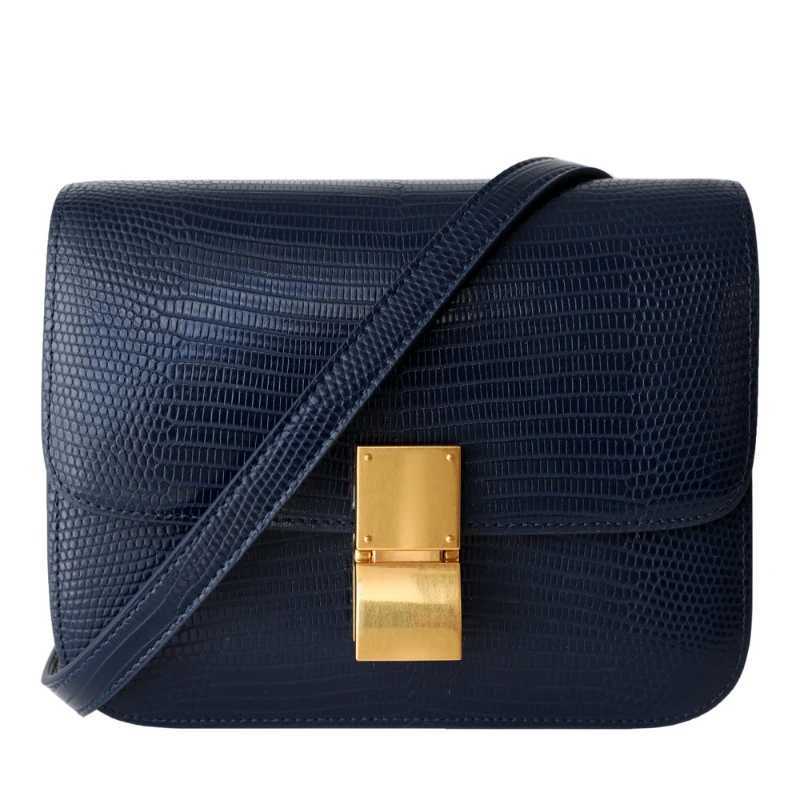 Luxurious Lid-Patterned Tofu Bag Cowhide Single-Shoulder Crossbody And Hand-Held Small Square BagW251112