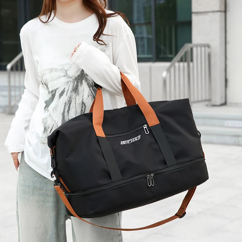 Large Capacity Fitness Bag Travel Storage Bag Clothing Storage Bag Short Distance Luggage Bag Anti Sailor Bag250403