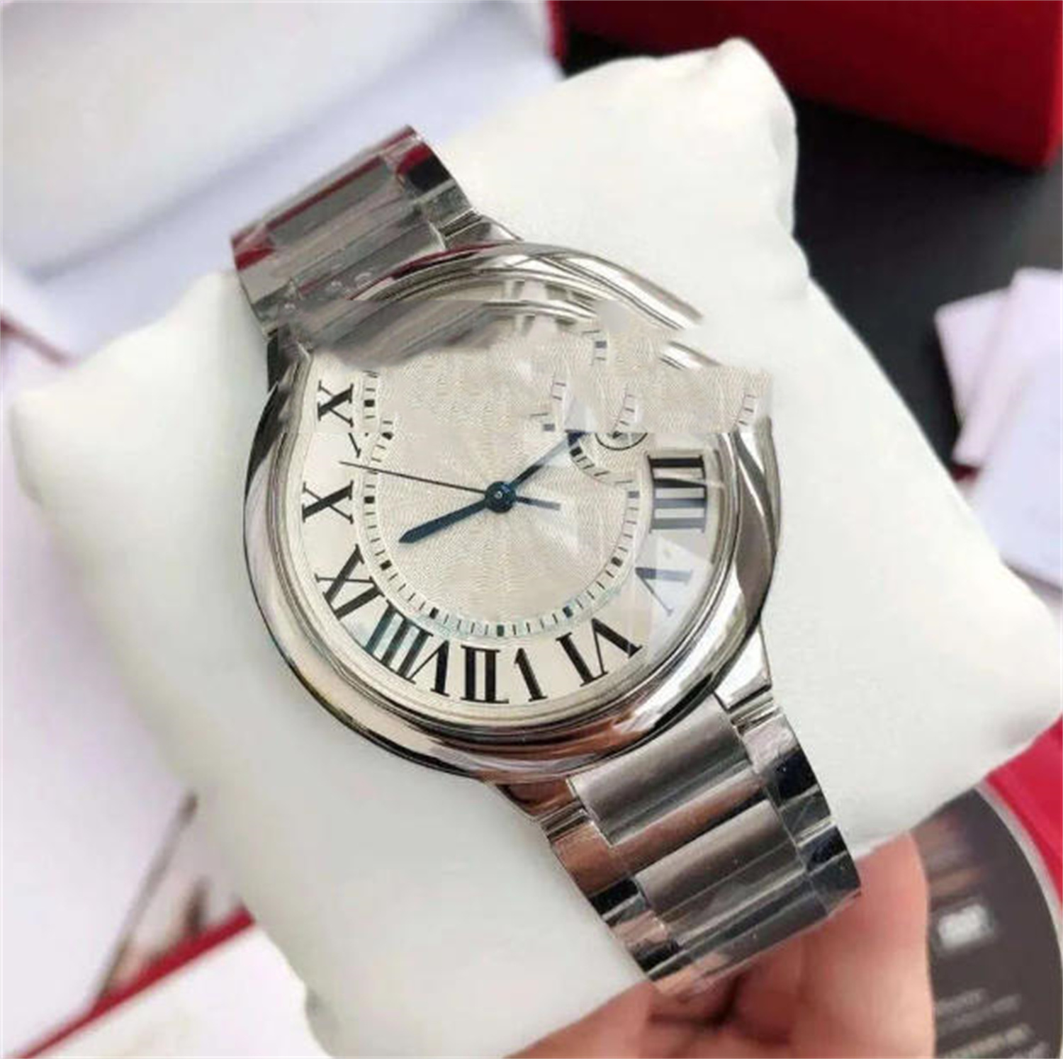 U1 Top-grade AAA Watch Designers Blue Balloon Stainless Steel Automatic Mechanical Movement Couple Sapphire High Quality Montre De Luxe Wristwatches