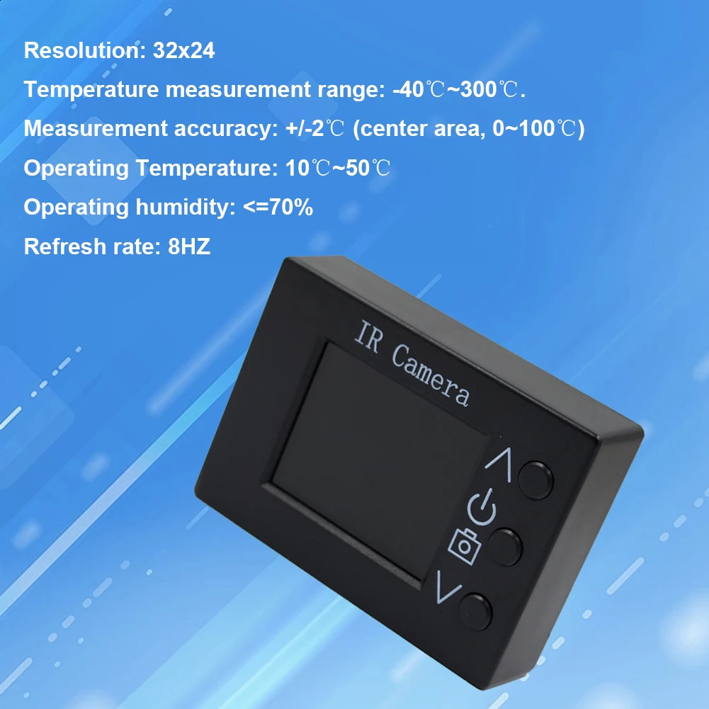 18inch 160x128 infrared resolution thermal imager with 8Hz refresh rate LCD display handheld imaging camera 250408
