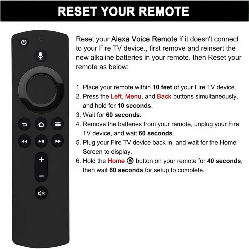 Voice Smart Remote Control L5B83H for Amazon Fire Tv Stick 4K Fire Tv Stick with Alexa Voice Remote288u