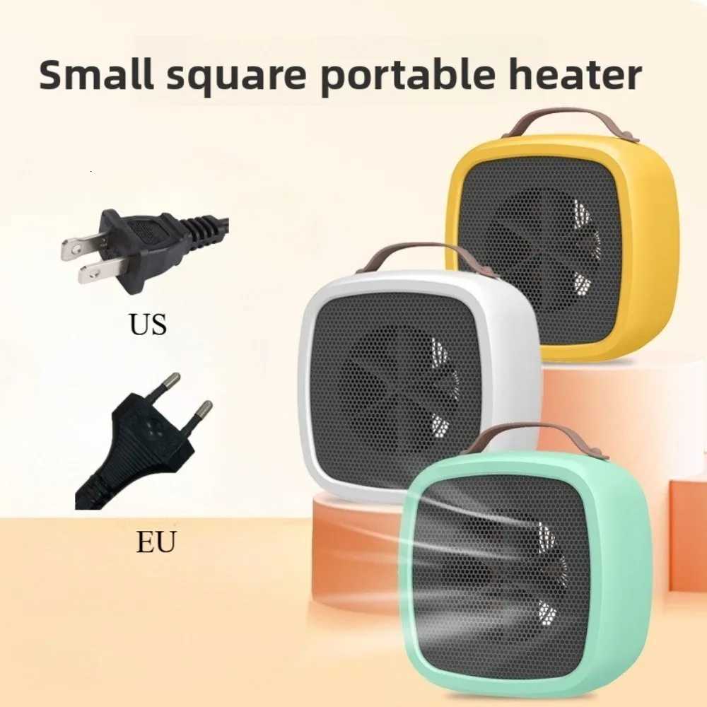 Portable Mini Heaters Household Desktop Mutes Fast Heating Warmer Fan 500W PTC-Ceramic Warm Air Heaters for Indoor Office Winter Y251113