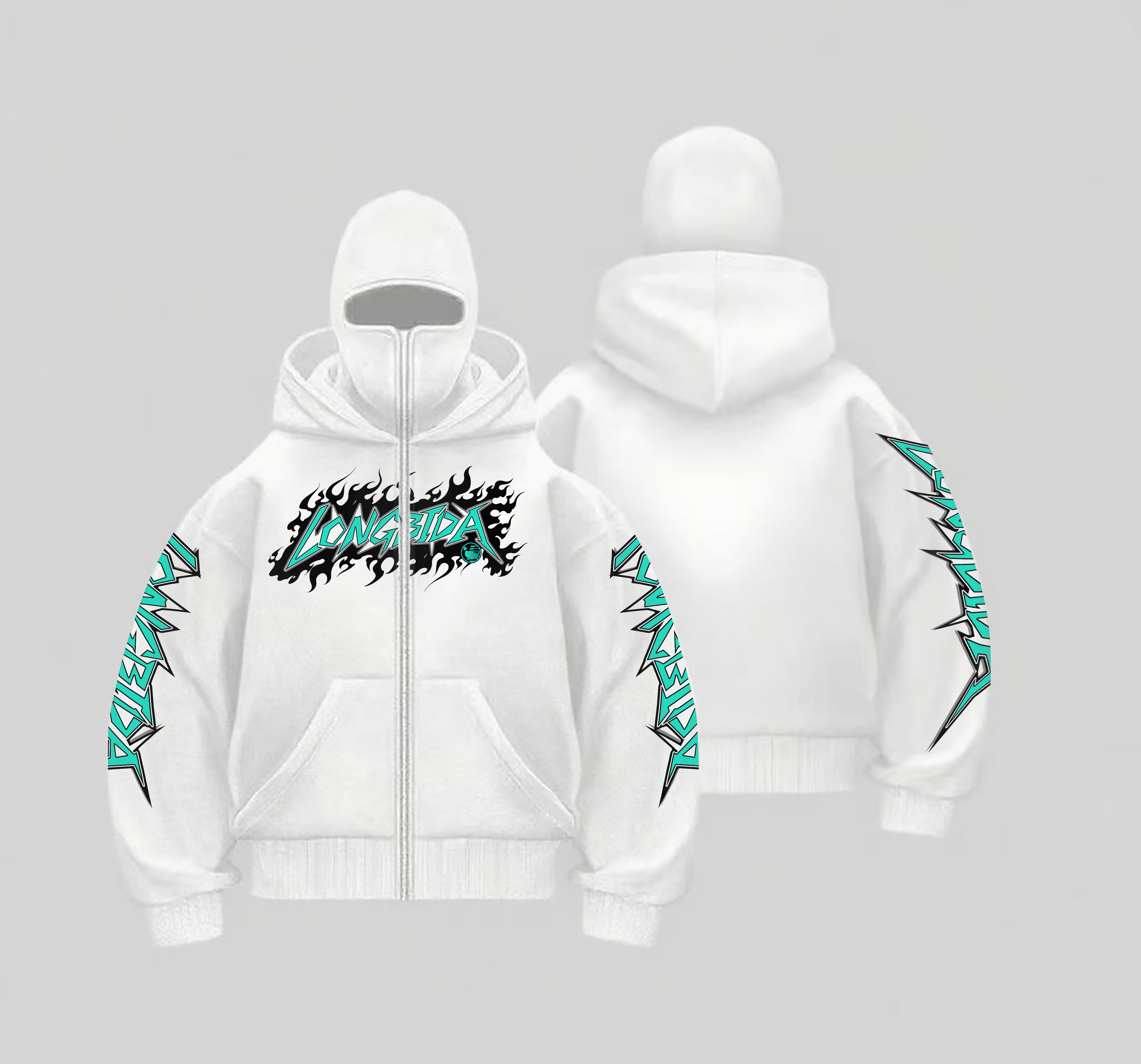 Designer Men's Hoodies Face Mask Hoodie Luxurious Design Letter Print Keep Warm Hip-hop Mysterious Dark Style Couples Autumn And Winter Sweatshir