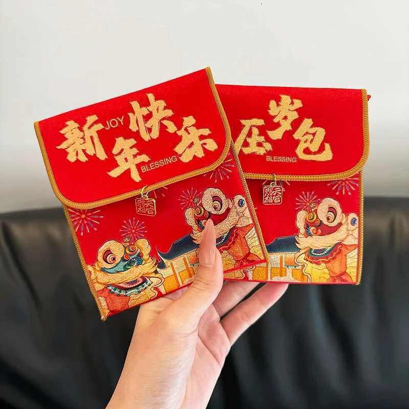 2026 Red Envelopes Chinese New Year Decorations Party Favors Gifts Bags Money Packaging Bags Spring Festival Red PocketsM251113