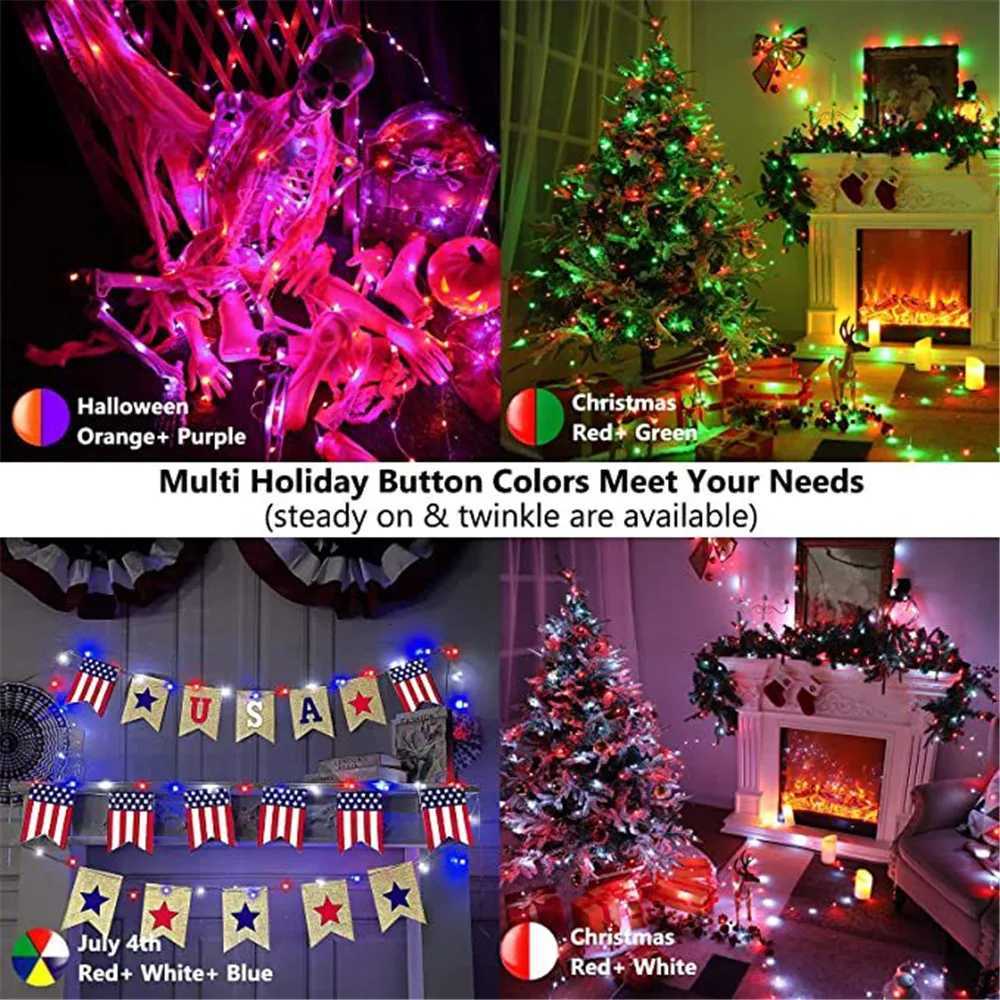 5/10/15/20M LED String Light Bluetooth USB Tuya WiFi Connection Christmas Birthday Party Garland Decor Fairy Lights for Home M251113